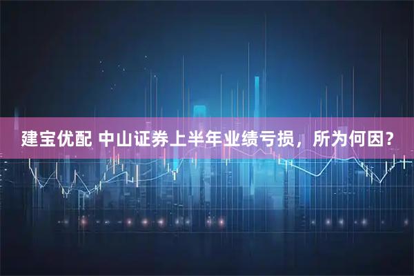 建宝优配 中山证券上半年业绩亏损，所为何因？