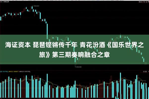 海证资本 琵琶铿锵传千年 青花汾酒《国乐世界之旅》第三期奏响融合之章